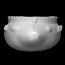opossum effigy jar scan animal fullsize 3d print model - Mito3D