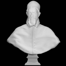 pope innocent scan bust man 3d print model - Mito3D
