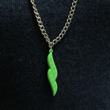 leaf pendant jewellery 3d print model - Mito3D