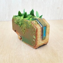 overgrown bastion planter - overwatch & garden tinkercad 3d print model - Mito3D