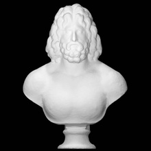 colossal marble bust zeus scan god man 3d print model - Mito3D