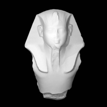 younger memnon scan portrait pharoah 3d print model - Mito3D