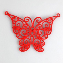 papillon pendentif bijoux 3d print model - Mito3D