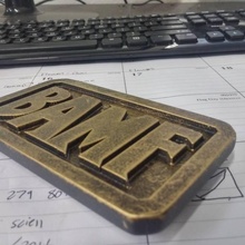 bamf belt buckle fashion & accessories overwatch mccree cosplay 3d print model - Mito3D