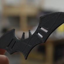 bat shuriken toys & games batman batarang sd3d 3d print model - Mito3D