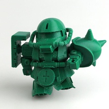 gundam char's zaku ii sd fan art figura figurina gundamwing char zku charszakuii 3d print model - Mito3D