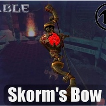 skorm's bow toys & games game keychain weapon fable skorm 3d print model - Mito3D
