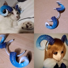succubus horns fan art cat doll remixchallenge smartdoll 3d print model - Mito3D