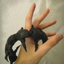 kırkayak oyuncaklar oyunlar yaratık şekil cadılar bayramı böcek top bağlantı kostüm değişikliği 3d print model - Mito3D