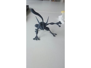 Greninja hayran Sanat pokemon rakamlar Amiibo amfobi 3d print model - Mito3D