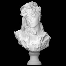 buste femme analyse Rodin Washington DC terre cuite 3d print model - Mito3D