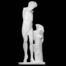 statue satyre panthère analyse homme corps 3d print model - Mito3D