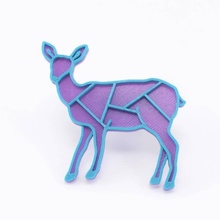 deer brooch fashion & accessories pin jewelry 3d print model - Mito3D