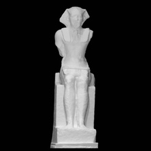 estatua amenemhat iii escanear faraón tamaño completo 3d print model - Mito3D