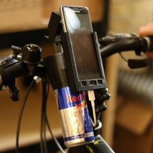 pro Telefono titolare supporto rosso Toro bicicletta upcycling 3d print model - Mito3D