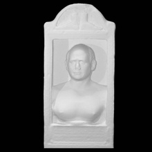 Beerdigung Stele Julius Helius Scan Porträt 3d print model - Mito3D