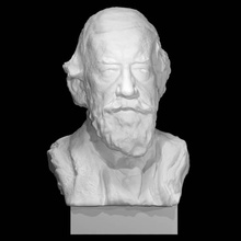 bust moncure conway scan sculpture documentary 3d print model - Mito3D