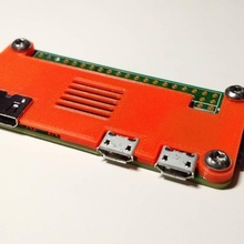 pi 13 - super slim shell case gadgets & electronics raspberrypi pizero raspberrypicaseraspberrypizero rpizero 3d print model - Mito3D