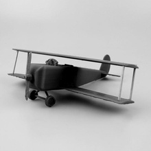 biplano juegos juguetes plano tradicional anticuado 3d print model - Mito3D