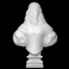 vittoria della rovere esposa ferdinando ii escanear busto mujer mármol italiano Washington DC florentino foggini 3d print model - Mito3D