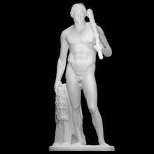 Eracle scansione greco eroe umano Leone uomo mitologia club religione Ercole 3dprint 3dscan eredità culturale in piedi 3d print model - Mito3D