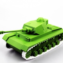 Alman panzer ıv model kiti masa üstü myminifactory stl rulmanlar tasarım Almanya yeşil tank savaş ninjaflex 3dprinting ultimaker2 2 izleri eklemler supportfree worldwartwo panzeriv 3d print model - Mito3D