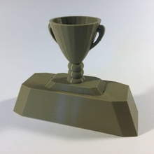 simple trophy & garden tinkercad 3d print model - Mito3D