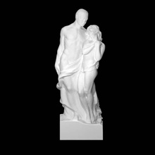 tombstone vecchio rezs scan man woman fullsize 3d print model - Mito3D