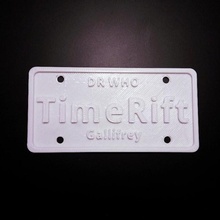 temps crevasse Licence assiette ventilateur art 3d print model - Mito3D