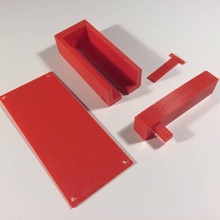 pad serratura giardino 3d print model - Mito3D