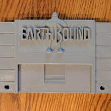 earthbound cart gadgets & electronics snes cartridge video game nintendo 3d print model - Mito3D