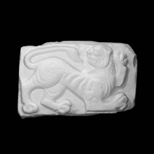 bas relief Lion figure analyse animal taille réelle 3d print model - Mito3D