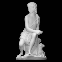 young saint john baptist scan man marble boy italian washingtondc fullbody florentine lamb susini 3d print model - Mito3D