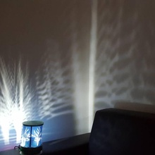 mecánico Llevando lámpara jardín pantalla arduino LED ligero sombra paso 28byj 48 reflexión rodamiento 3d print model - Mito3D