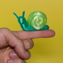 snell caracol juguetes juegos animal lowpoly babosa extrusora doble 3d print model - Mito3D
