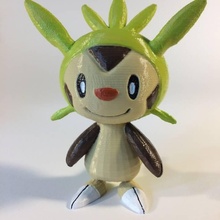 Chespin pok seg personagem brinquedos jogos Pokémon 3d print model - Mito3D