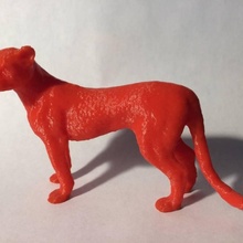 leopardo juguetes juegos África gato depredador mamífero 3d print model - Mito3D