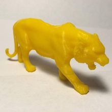 Miguel Tigre juguetes juegos animales estatua Luisiana 3d print model - Mito3D