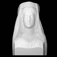 herm marie Louise scansione ritratto donna 3d print model - Mito3D