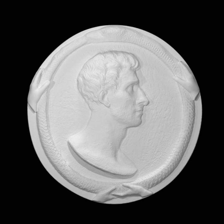 retrato antonio canova escanear hombre 3D print model - Mito3D