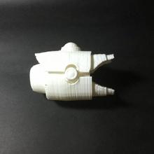 Mario conigli blaster semplice modello giocattoli Giochi mariorabbidsvideogame 3d print model - Mito3D