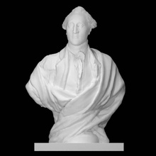 Marquis Lafayette Scan Büste Französisch Washington DC Houdon Smithsonian 3d print model - Mito3D