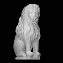 lion florence scan animal halfbody 3d print model - Mito3D