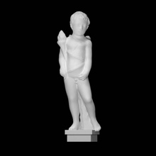 winged cherub scan child fullsize 3d print model - Mito3D