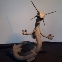 Rayquaza ventilateur art créature dragon Pokémon 3d print model - Mito3D