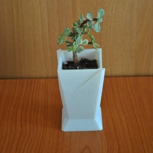 béton pot jardin tinkercad 3d print model - Mito3D
