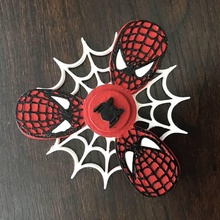 hombre araña agitarse hilandero juguetes juegos tinkercad fidget spinner regreso casa 3d print model - Mito3D