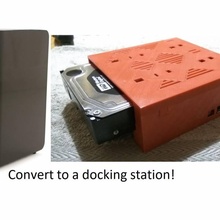 wd livre gt quai conversion gadgets électronique station d'accueil hdd hdddock 3d print model - Mito3D