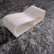 curved bench & garden tinkercad 3d print model - Mito3D