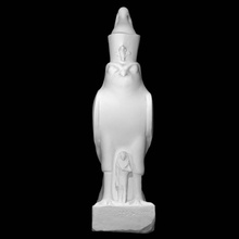 Dios horus proteger Rey nectanebo ii escanear faraón tamaño completo 3d print model - Mito3D